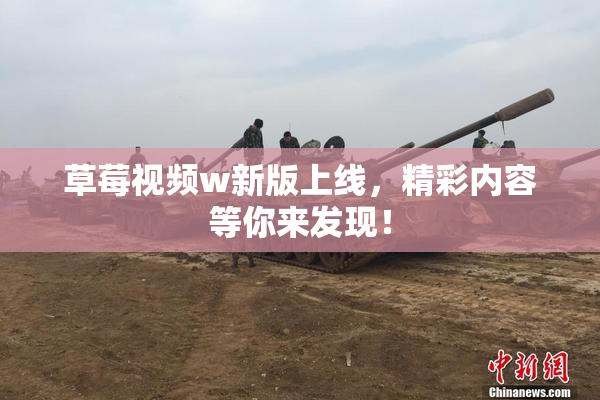 草莓视频w新版上线，精彩内容等你来发现！