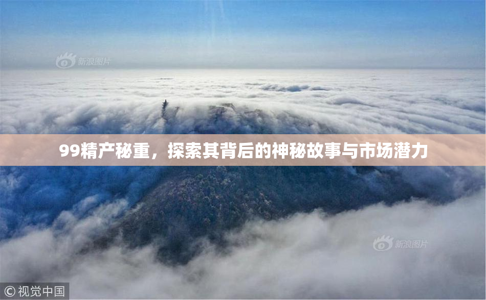 99精产秘重，探索其背后的神秘故事与市场潜力