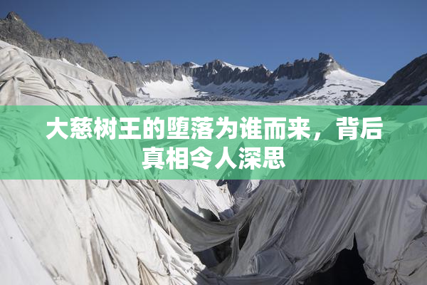 大慈树王的堕落为谁而来，背后真相令人深思