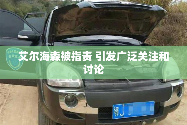 艾尔海森被指责 引发广泛关注和讨论