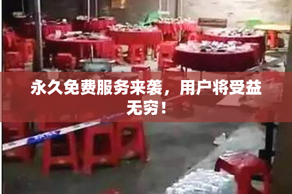 永久免费服务来袭，用户将受益无穷！