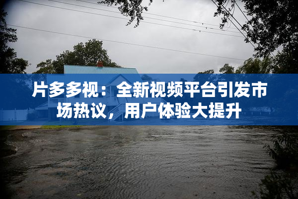 片多多视：全新视频平台引发市场热议，用户体验大提升
