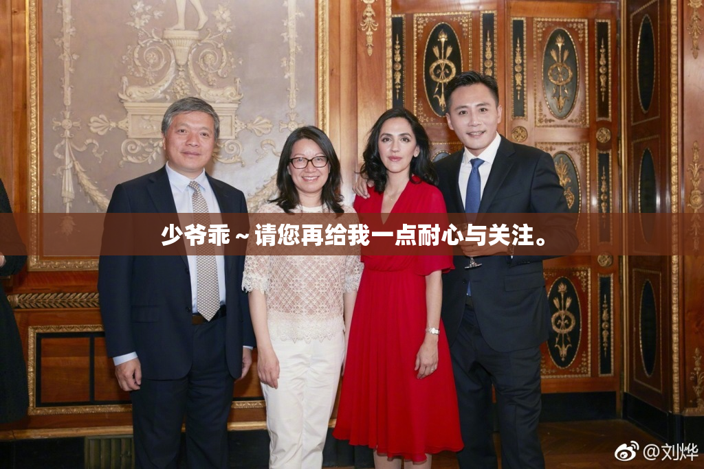 少爷乖～请您再给我一点耐心与关注。