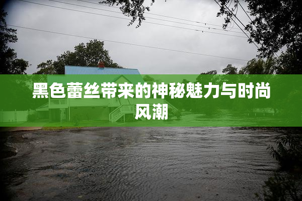黑色蕾丝带来的神秘魅力与时尚风潮
