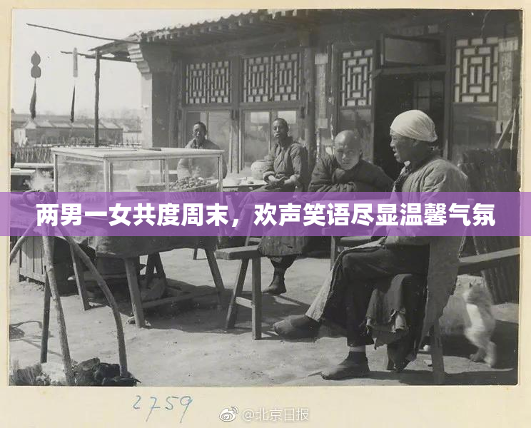 两男一女共度周末，欢声笑语尽显温馨气氛