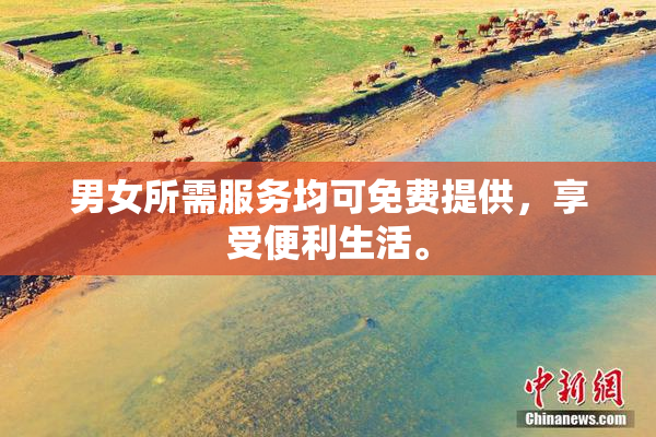 男女所需服务均可免费提供，享受便利生活。