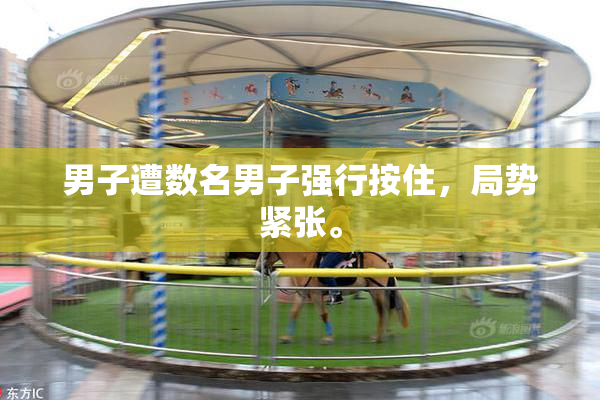 男子遭数名男子强行按住，局势紧张。