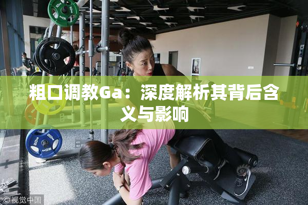 粗口调教Ga：深度解析其背后含义与影响