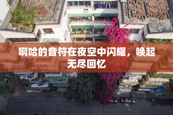 啊哈的音符在夜空中闪耀，唤起无尽回忆