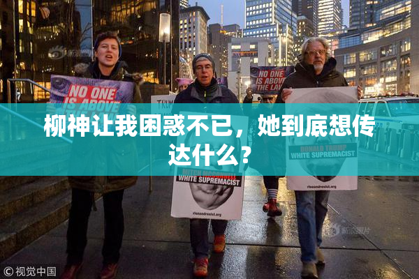柳神让我困惑不已，她到底想传达什么？
