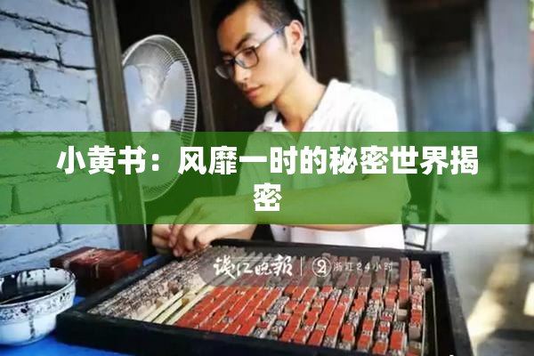 小黄书：风靡一时的秘密世界揭密