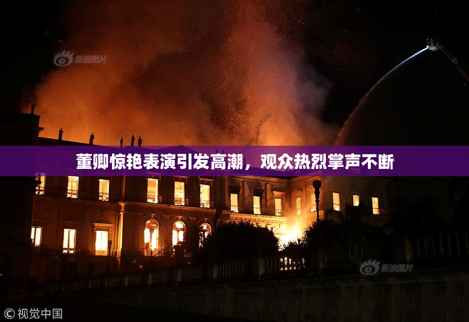 董卿惊艳表演引发高潮，观众热烈掌声不断