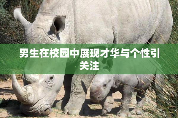 男生在校园中展现才华与个性引关注