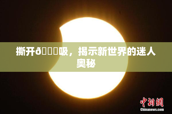 撕开👙吸，揭示新世界的迷人奥秘
