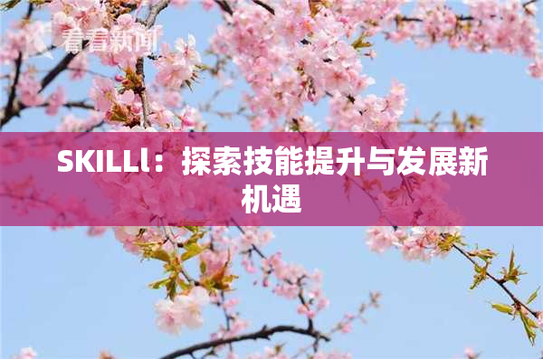 SKILLl：探索技能提升与发展新机遇