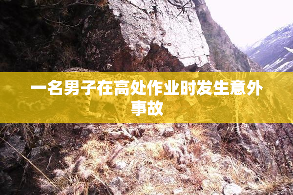 一名男子在高处作业时发生意外事故