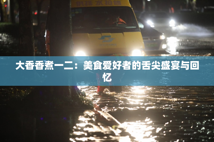 大香香煮一二：美食爱好者的舌尖盛宴与回忆