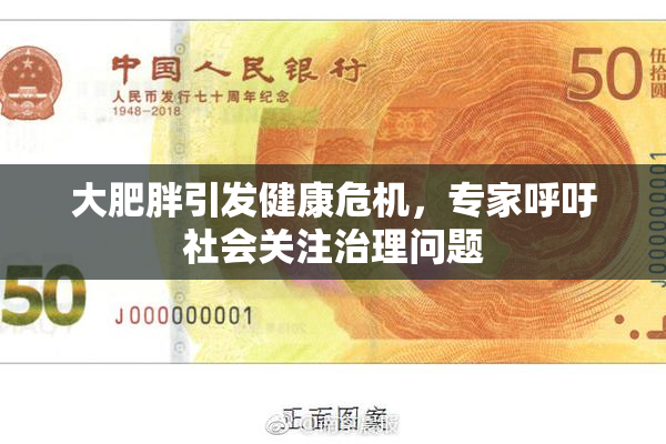 大肥胖引发健康危机，专家呼吁社会关注治理问题