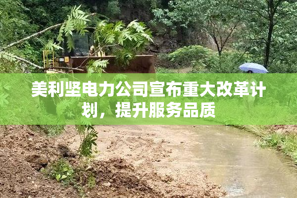 美利坚电力公司宣布重大改革计划，提升服务品质