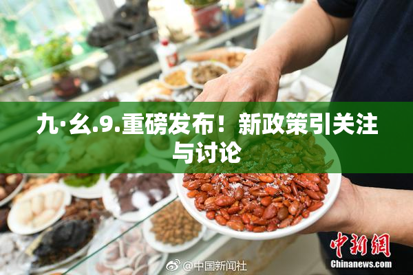 九·幺.9.重磅发布！新政策引关注与讨论