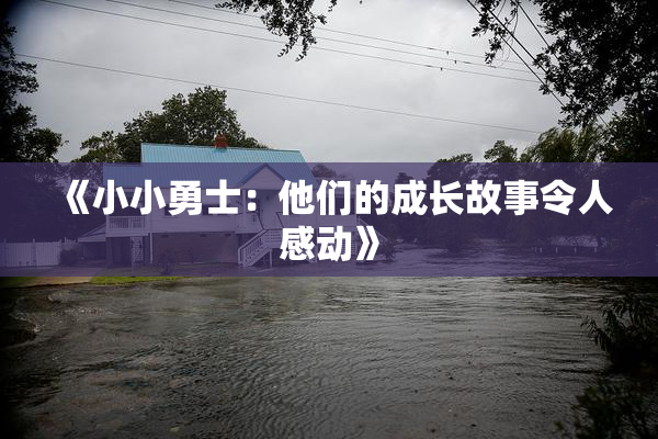 《小小勇士：他们的成长故事令人感动》