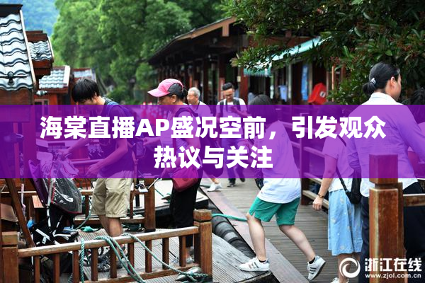 海棠直播AP盛况空前，引发观众热议与关注