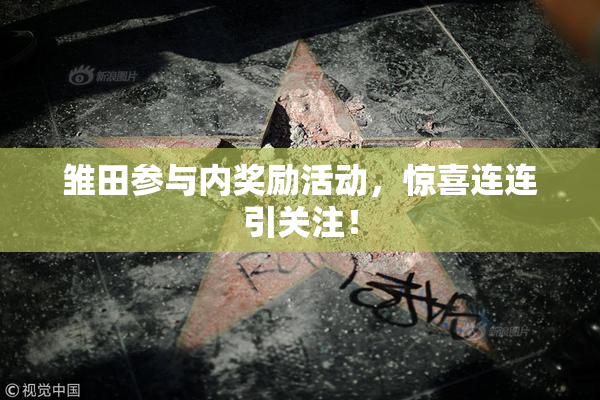 雏田参与内奖励活动，惊喜连连引关注！