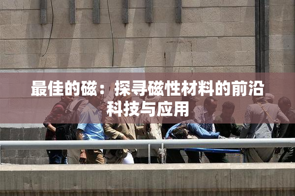 最佳的磁：探寻磁性材料的前沿科技与应用