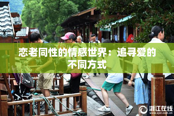 恋老同性的情感世界：追寻爱的不同方式