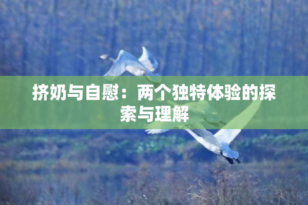 挤奶与自慰：两个独特体验的探索与理解