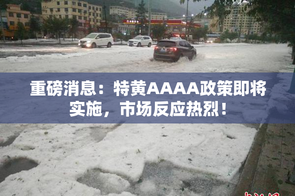 重磅消息：特黄AAAA政策即将实施，市场反应热烈！