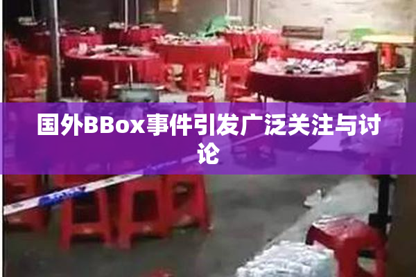 国外BBox事件引发广泛关注与讨论