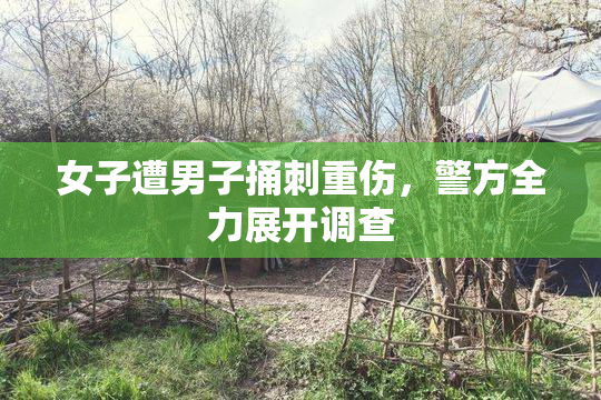 女子遭男子捅刺重伤，警方全力展开调查