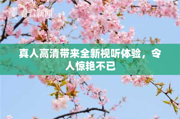真人高清带来全新视听体验，令人惊艳不已