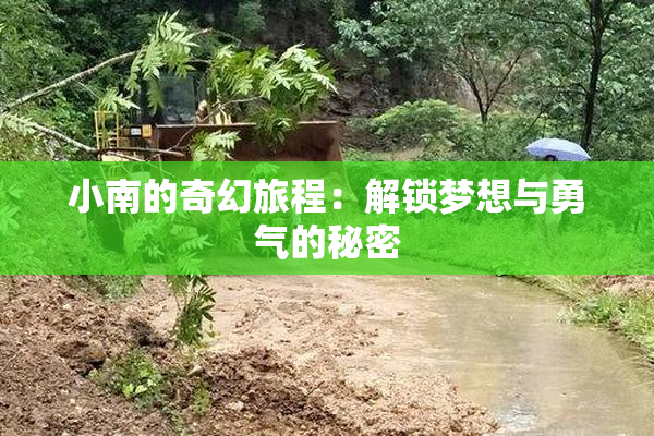 小南的奇幻旅程：解锁梦想与勇气的秘密