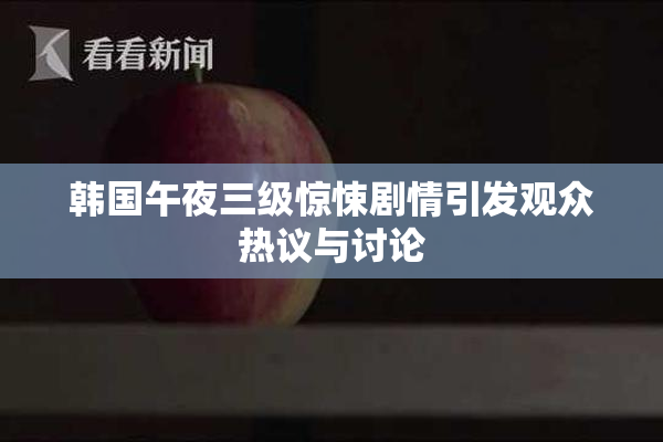 韩国午夜三级惊悚剧情引发观众热议与讨论
