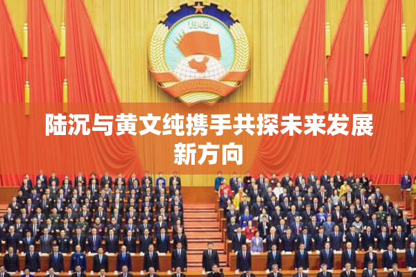 陆沉与黄文纯携手共探未来发展新方向
