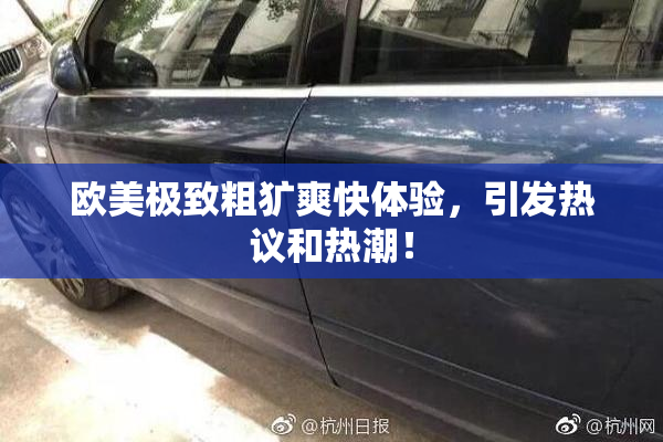 欧美极致粗犷爽快体验，引发热议和热潮！