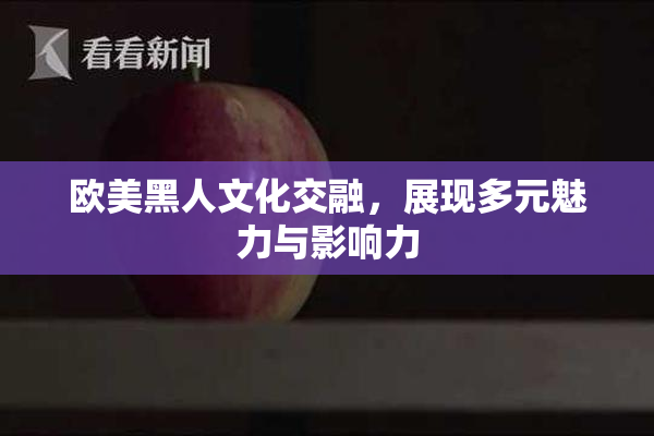 欧美黑人文化交融，展现多元魅力与影响力