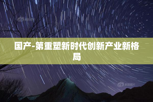 国产-第重塑新时代创新产业新格局