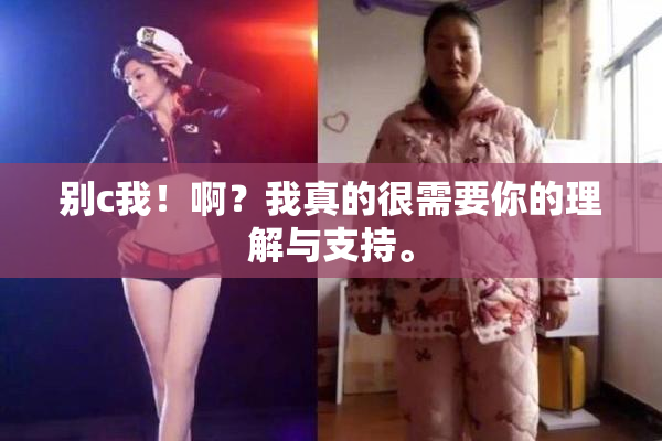 别c我！啊？我真的很需要你的理解与支持。
