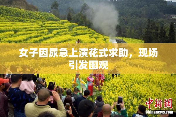 女子因尿急上演花式求助，现场引发围观