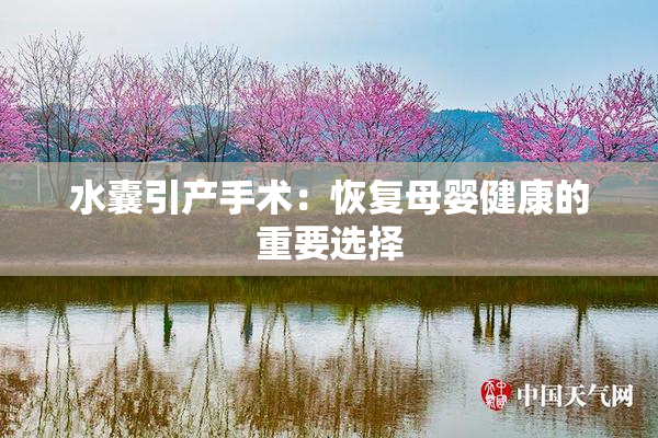 水囊引产手术：恢复母婴健康的重要选择