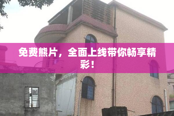 免费熊片，全面上线带你畅享精彩！