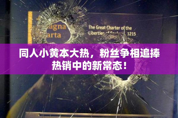 同人小黄本大热，粉丝争相追捧热销中的新常态！