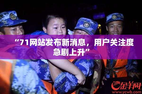 “71网站发布新消息，用户关注度急剧上升”