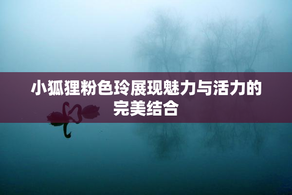 小狐狸粉色玲展现魅力与活力的完美结合