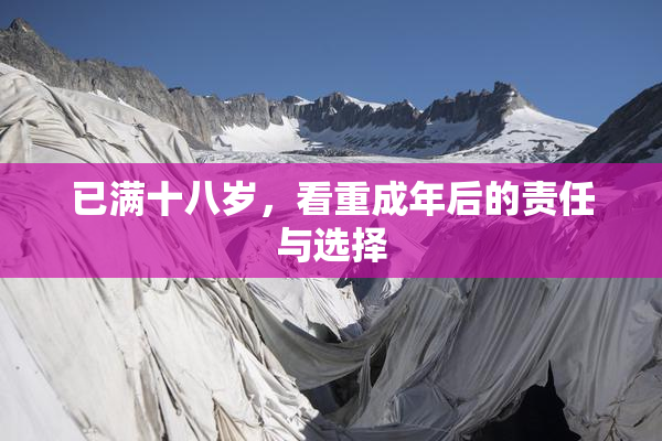 已满十八岁，看重成年后的责任与选择