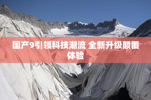 国产9引领科技潮流 全新升级颠覆体验