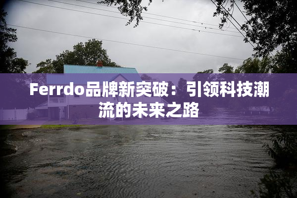 Ferrdo品牌新突破：引领科技潮流的未来之路